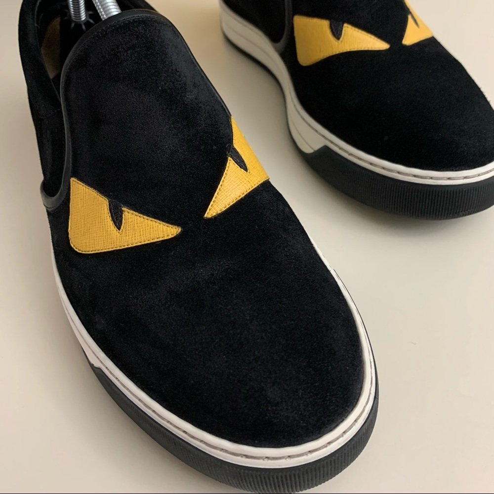 🚫SOLD•Ⓜ️🚫 Fendi Monster Slip Ons - Picture 3 of 11